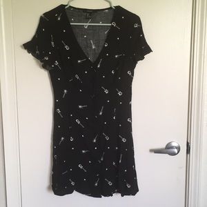 Last Chance! F21 Guitars & Stars button up Dress